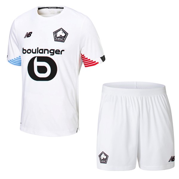 Camiseta Lille 3ª Niños 2020-2021 Blanco